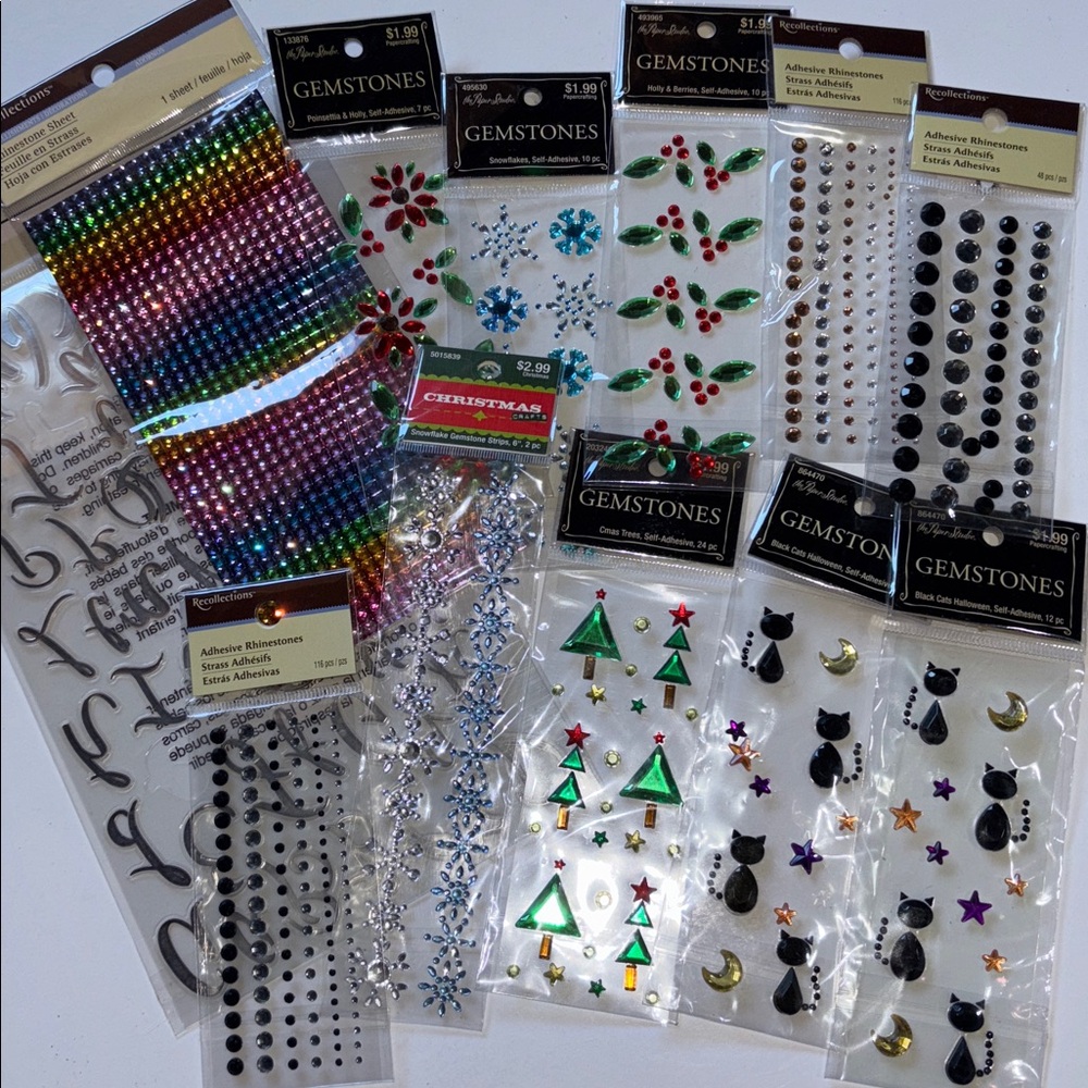 Jewel  Scrapbook Embellishment Christmas Rhinestone Scrapbook Halloween Gems